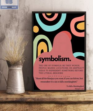 Literary Symbolism Vertical Poster