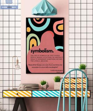 Literary Symbolism Vertical Poster