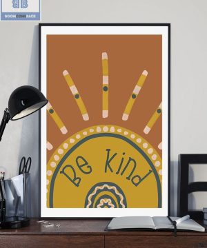 Be Kind Boho Poster