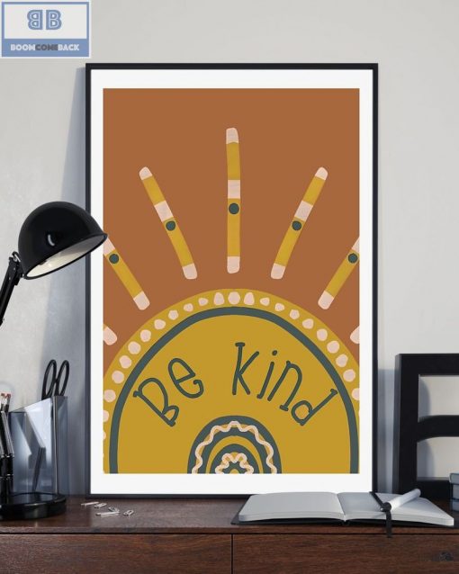 Be Kind Boho Poster