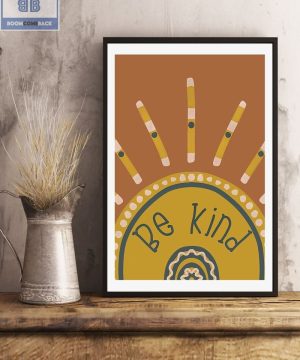 Be Kind Boho Poster