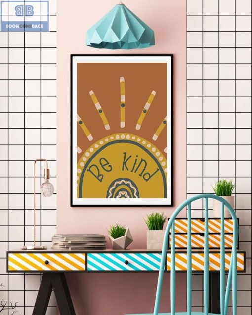 Be Kind Boho Poster