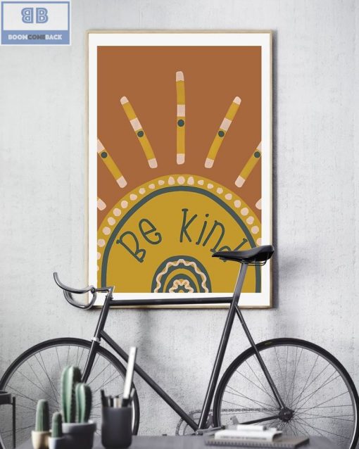 Be Kind Boho Poster