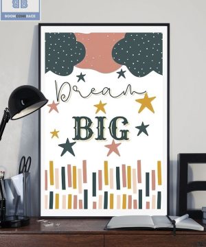 Dream Big Boho Poster