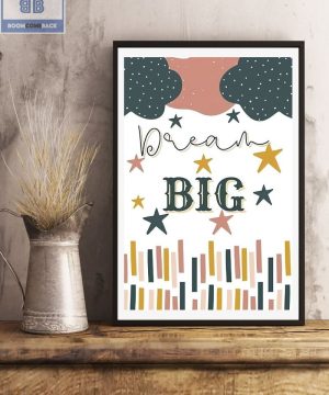 Dream Big Boho Poster