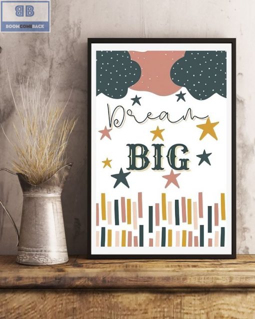 Dream Big Boho Poster