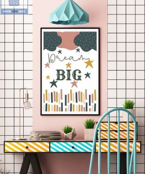 Dream Big Boho Poster