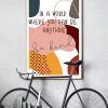 Never Stop Learning Boho Poster