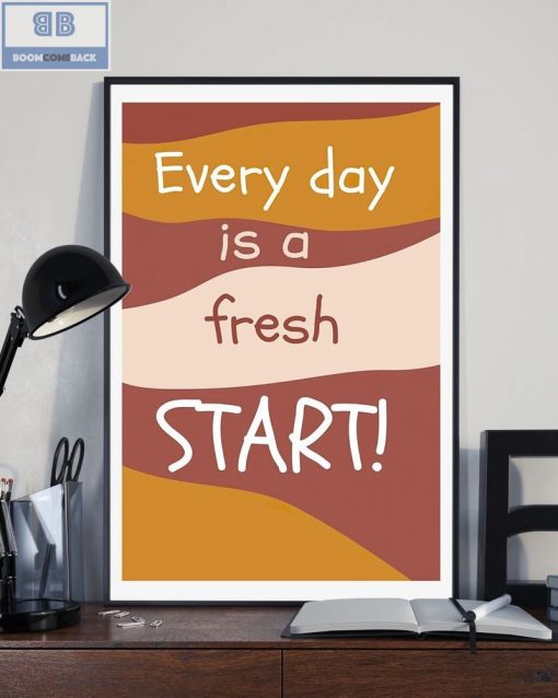 Everyday Is A Fresh Start Boho Poster