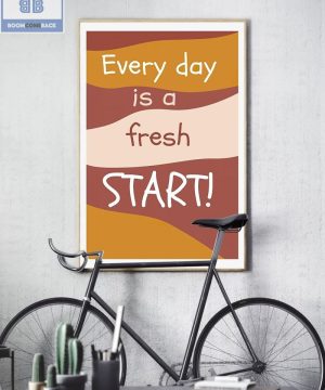 Everyday Is A Fresh Start Boho Poster