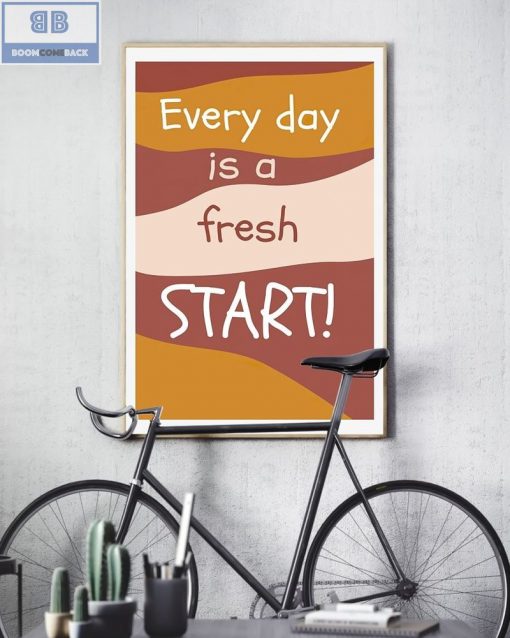 Everyday Is A Fresh Start Boho Poster