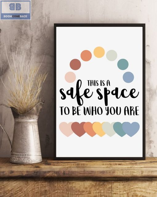 This is A Safe Space To Be Who You Are Poster