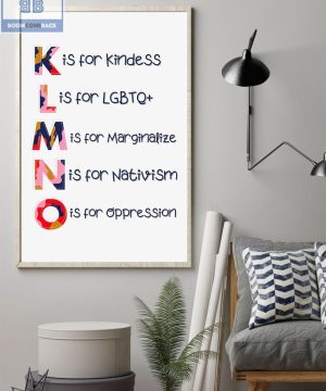 K L M N O Vertical Poster