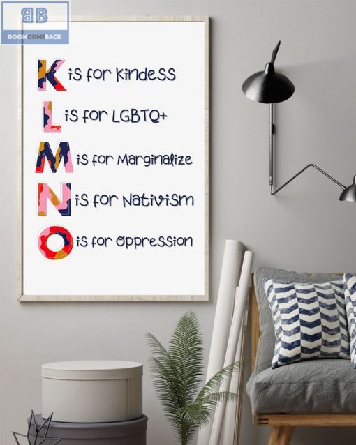 K L M N O Vertical Poster