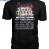 The Braves 151th Anniversary 1871 2022 Thank You For The Memories Signatures Shirt