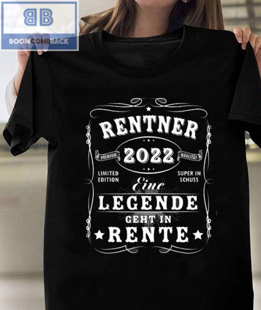 Rente 2022 Retirement Pension Decoration Pension 2022 Shirt, Hoodie, V-neck