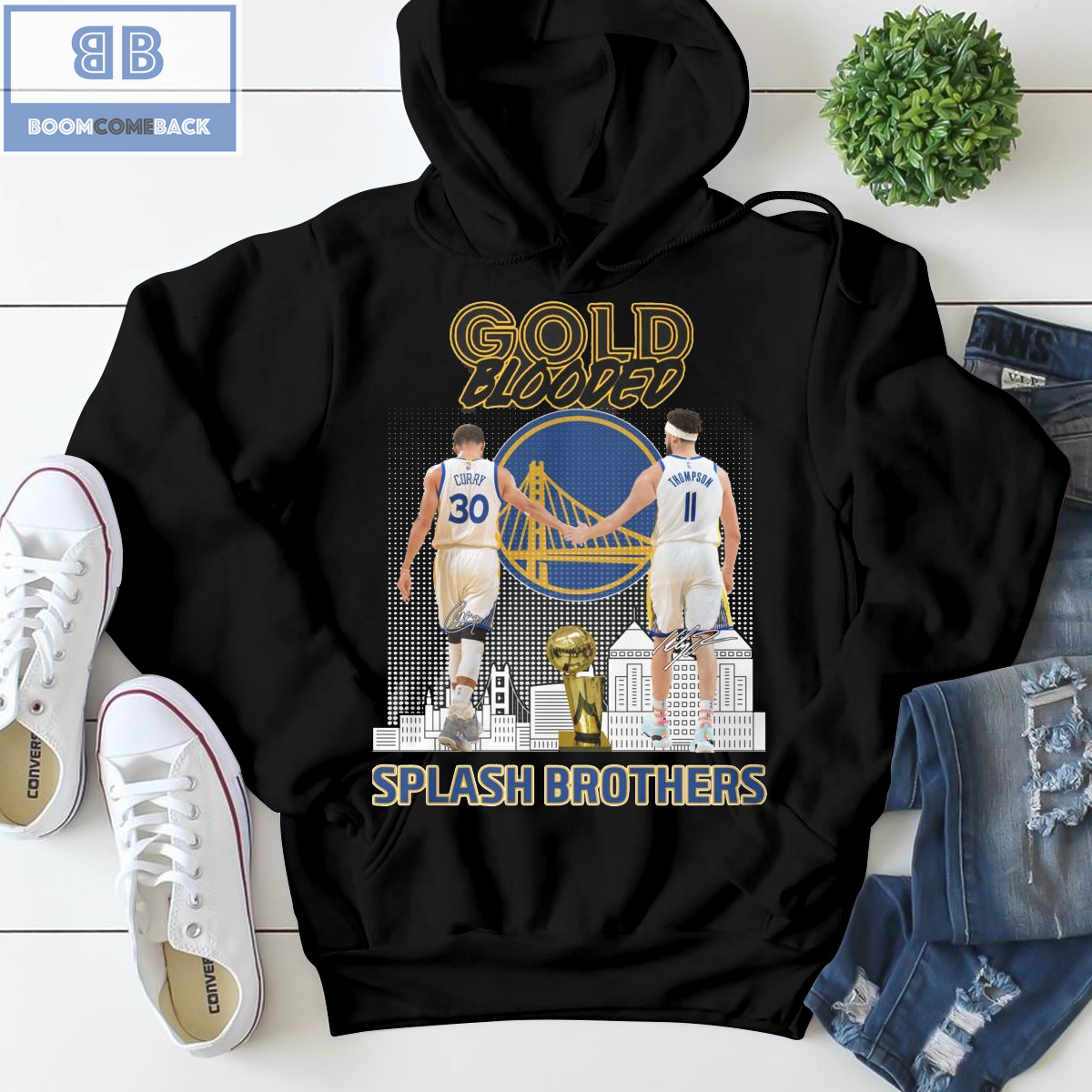Golden State Warriors Gold Blooded Splash Brothers Shirt Golden State Warriors Gold Blooded Splash Brothers Shirt