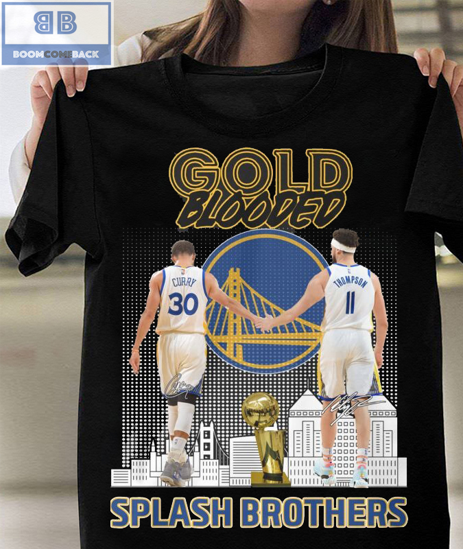 Golden State Warriors Gold Blooded Splash Brothers Shirt Golden State Warriors Gold Blooded Splash Brothers Shirt