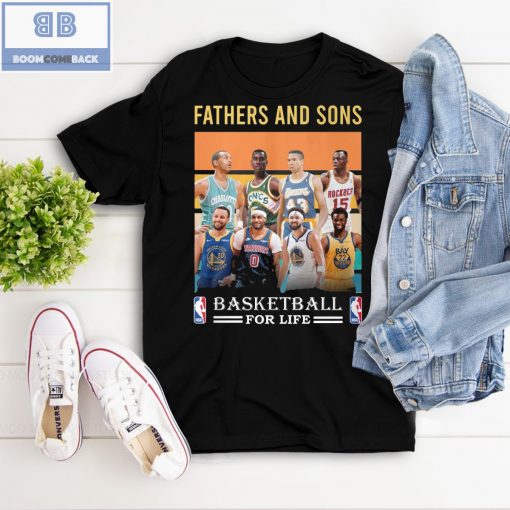 NBA Fathers And Sons Basketball For Like Shirt