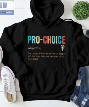 Vinage Pro-Choice definition The Radical Notion That Women Are People Shirt