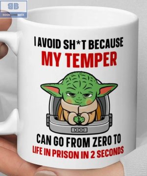 Baby Yoda I Avoid Sh*t Because My Temper Mug