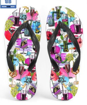 Bartender Cocktail Unisex Flip Flops