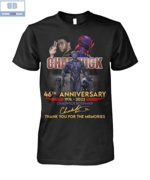 Black Panther 46th Anniversary 1976 2022 Thank You For The Memories Shirt