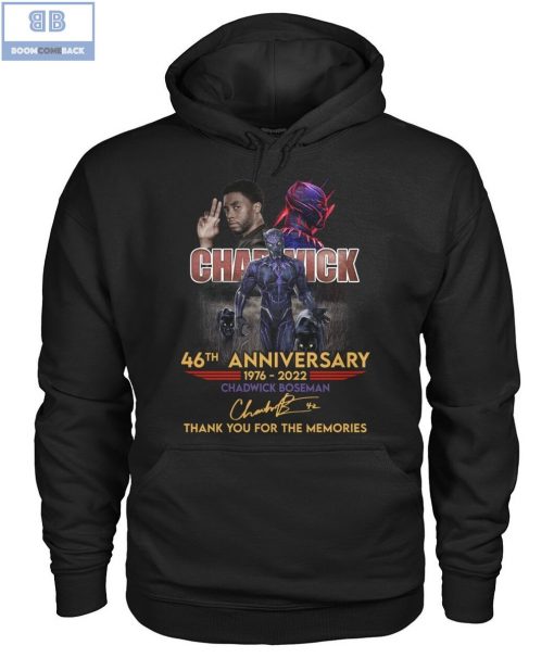 Black Panther 46th Anniversary 1976 2022 Thank You For The Memories Shirt