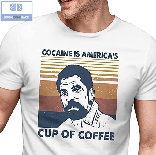 Cocaine Is America’s Cup Of Coffee Vintage Shirt