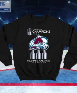 Colorado Stanley Cup Champions 1996 2001 2022 Shirt