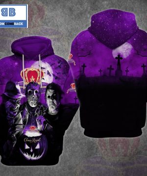 Crown Royal Horror Halloween 3D Hoodie