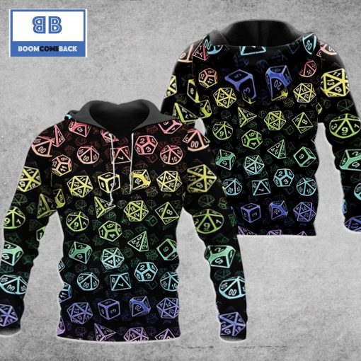 D&D Dice 3D Hoodie