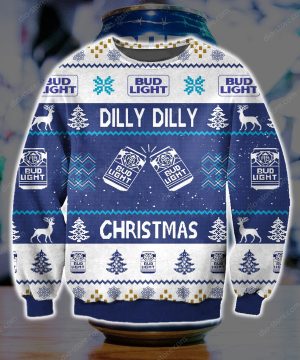 Dilly Dilly Bud Light Beer Christmas 3D Sweater