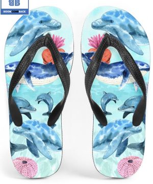 Dolphin Lovers Unisex Flip Flops