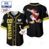 Peter Pan Custom Name And Number Black Baseball Jersey