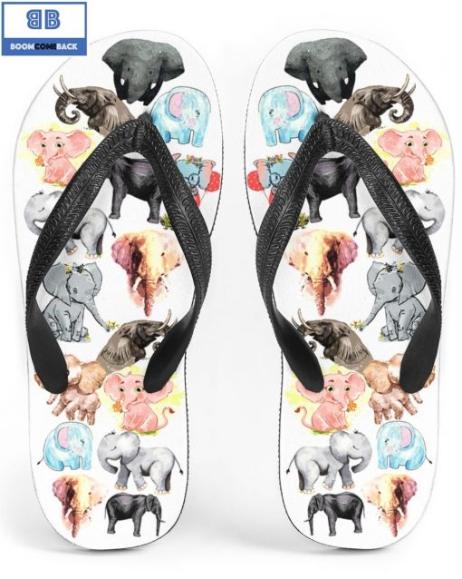 Elephant Lovers Unisex Flip Flops