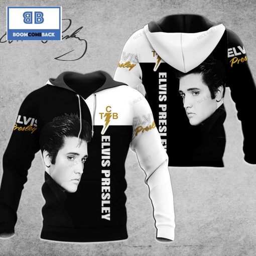 Elvis Presley Black 3D Hoodie