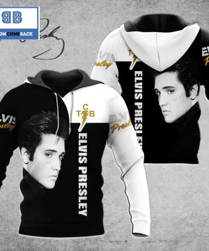 Elvis Presley Black 3D Hoodie