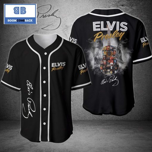 Elvis Presley Guitar Baseball Jersey