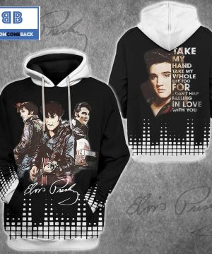 Elvis Presley Take My Hand 3D Hoodie