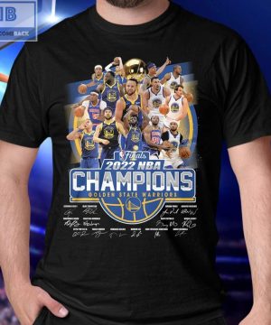 Finals 2022 NBA Champions Golden State Warriors Signatures Player Shirt