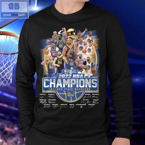 Finals 2022 NBA Champions Golden State Warriors Signatures Player Shirt