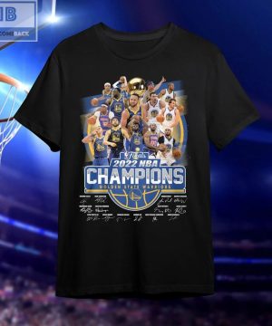 Finals 2022 NBA Champions Golden State Warriors Signatures Player Shirt