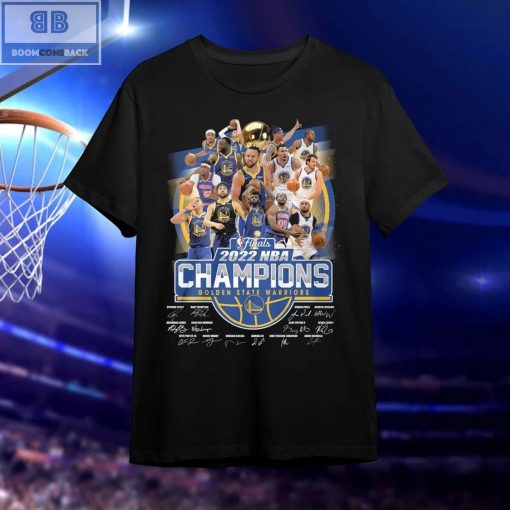 Finals 2022 NBA Champions Golden State Warriors Signatures Player Shirt