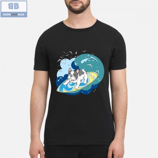 French Bulldog On A Surf Shirt