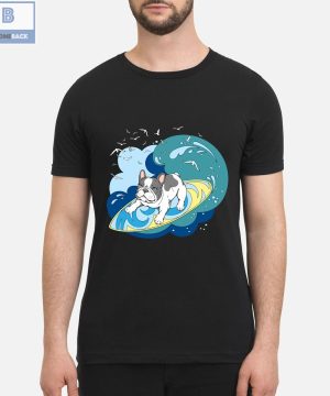 French Bulldog On A Surf Shirt