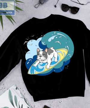 French Bulldog On A Surf Shirt