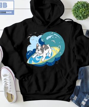 French Bulldog On A Surf Shirt