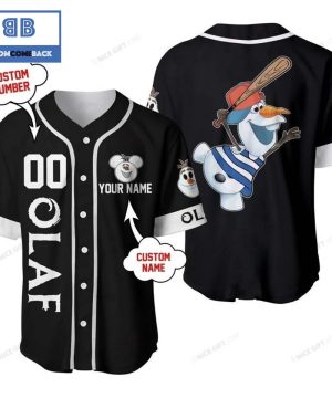 Frozen Olaf Custom Name And Number Baseball Jersey