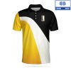 Golf American Flag Horizontal Stripes Pattern Athletic Collared Men’s Polo Shirt